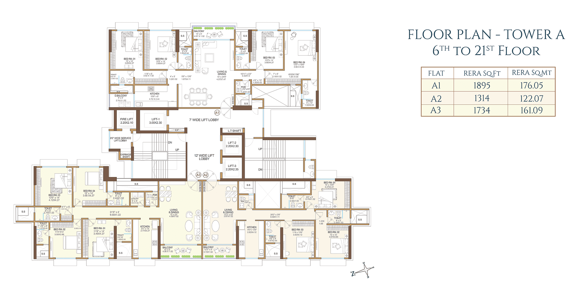 Tower A-Floor Plan